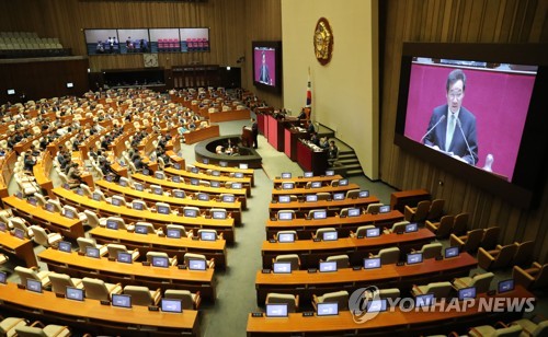 국회, 본회의 열어 추경 시정연설 청취…한국당 불참