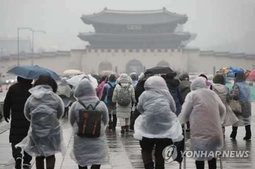 수요일 흐리고 곳곳에서 비…인천·경기 남부 미세먼지