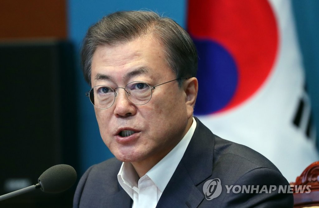 Moon says Korea can overcome COVID-19 crisis, makes overtures to N. Korea, Japan
