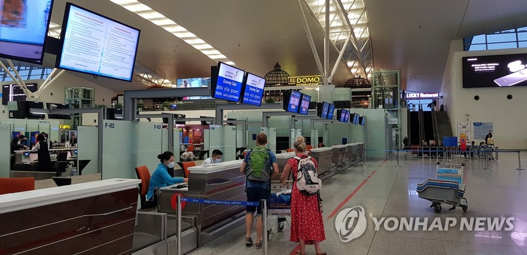 ベトナム・ハノイの空港のチェックインカウンター（資料写真）＝（聯合ニュース）