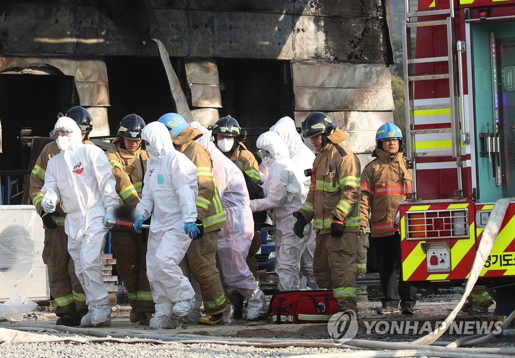 建設現場火災で３６人の死亡確認　死者大幅に増える可能性＝韓国