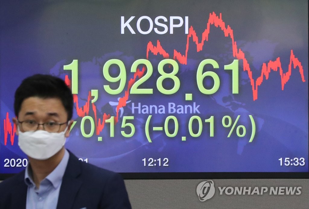 (LEAD) Seoul stocks close nearly flat on mixed economic data