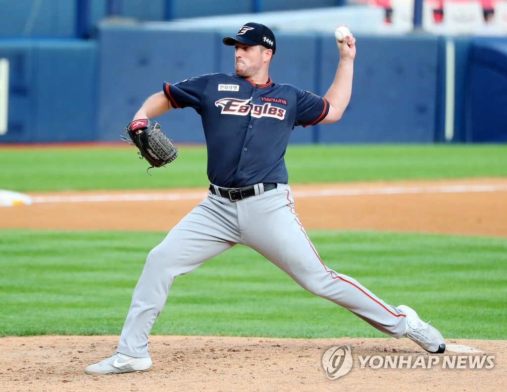 KBO's Hanwha Eagles release oft-injured pitcher Chad Bell