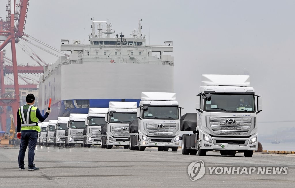 現代自の燃料電池トラック　スイスに初輸出＝韓国政府が開発支援