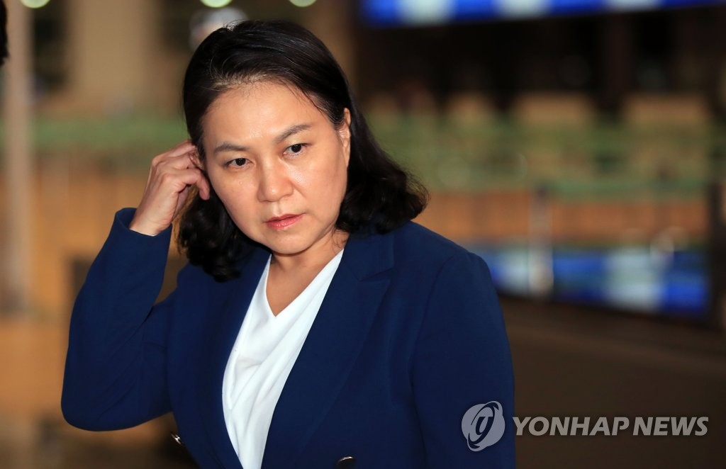 This file photo taken on July 11, 2020, shows South Korean Trade Minister Yoo Myung-hee, who is running for the top seat at the World Trade Organization (WTO). (Yonhap)