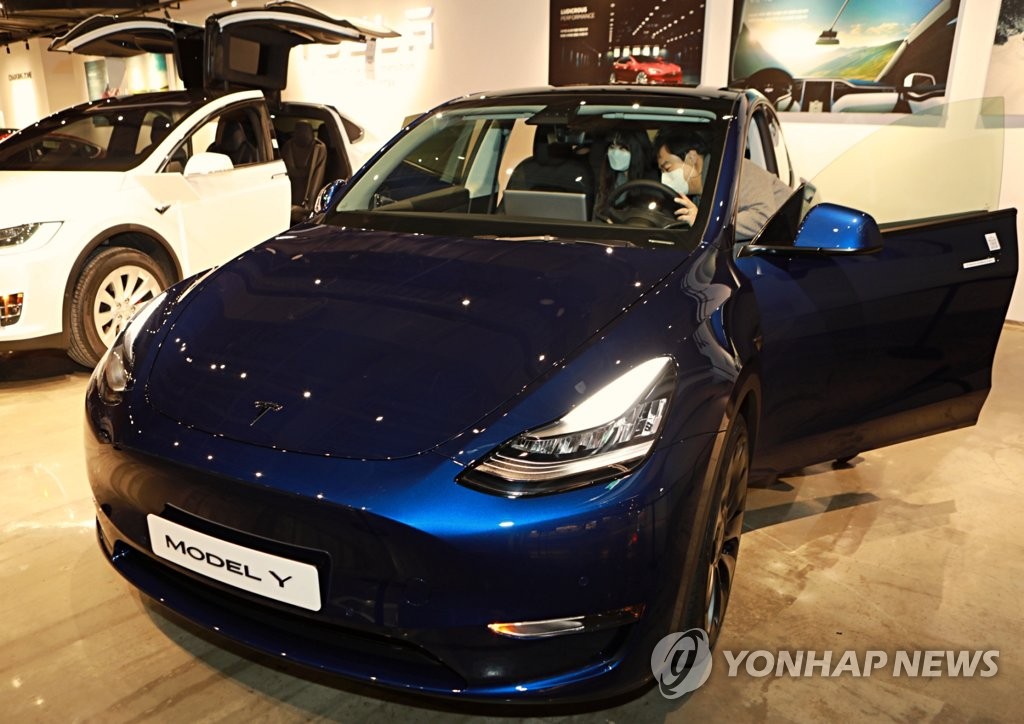 Tesla launches Model Y in S. Korea