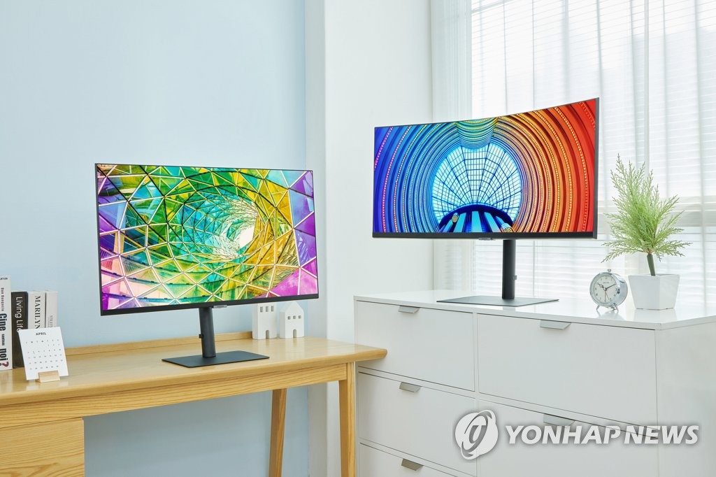 Samsung UHD Monitors - Yonhap News