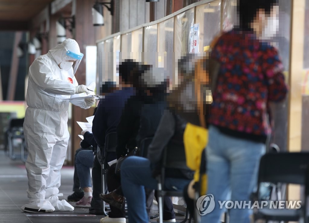 韓国の新規コロナ感染者５４９人　全国で拡大傾向続く