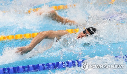 [올림픽] 황선우, 올림픽 자유형 100m 아시아 신기록