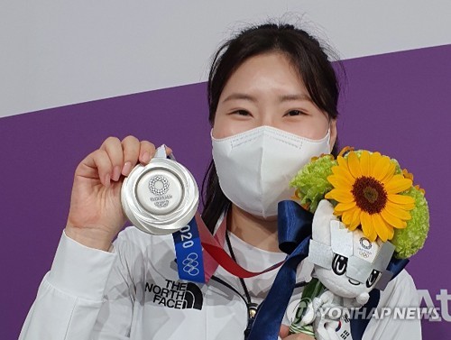 [올림픽] 김민정, 은메달 입니다