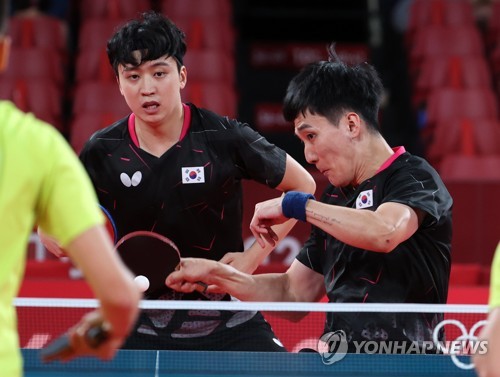 (Olympics) S. Korean table tennis players not fearing China ahead of potential showdown