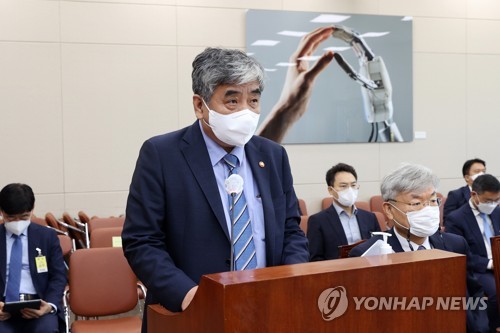 인사말하는 한상혁 방송통신위원장