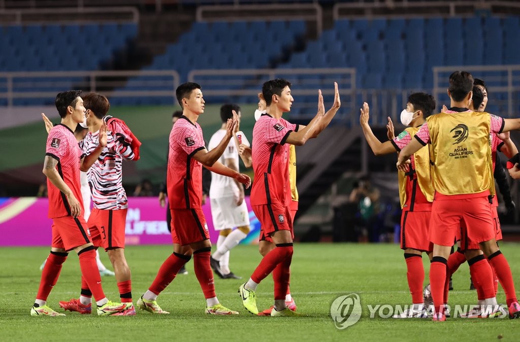 S. Korea remain in 2nd place after 3 matches in final World Cup qualifying round