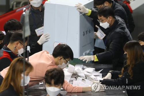 韓国大統領選　開票率３０％＝李氏が２．５５ポイントリードも差縮まる