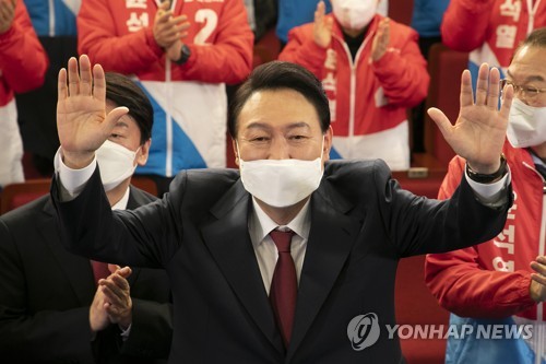 El presidente electo Yoon Suk-yeol