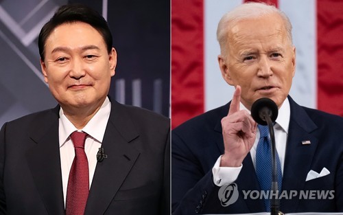 Biden set to arrive in S. Korea for first summit with Yoon