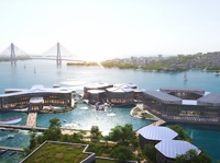 세계 최초 해상도시 '오셔닉스 부산' 디자인 공개
