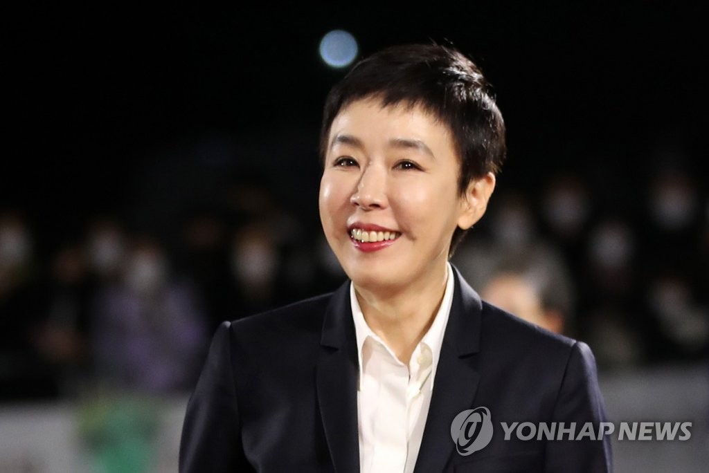 L'actrice sud-coréenne Kang Soo-youn en octobre 2021. (Photo d'archives)