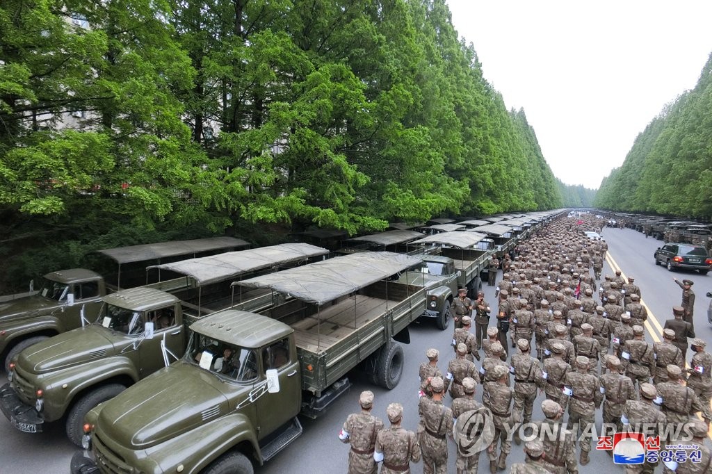 북한, 조선인민군 군의부문의 전투원들 결의모임 진행
