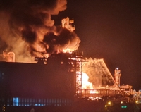 에쓰오일 울산공장서 폭발·화재사고…중상 6명·경상 2명(종합)
