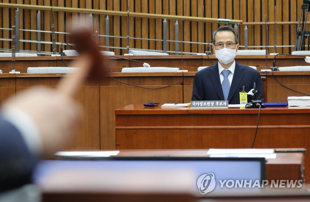 인사청문회 출석한 김규현 국가정보원장 후보자