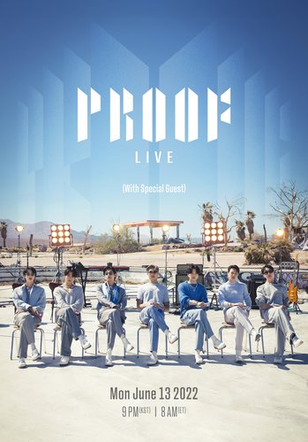 La imagen, proporcionada, el 7 de junio de 2022, por Big Hit Music, muestra un póster promocional de "Proof", álbum de antología de BTS. (Prohibida su reventa y archivo)
