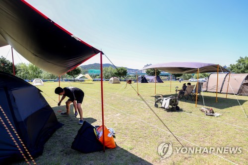韓国南東部の大邱市にあるキャンプ場（資料写真）＝（聯合ニュース）
