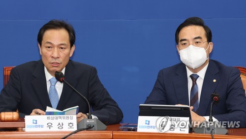 우상호 "성남시 인수위,이재명 고발위해 초법적 요구…사과해야"