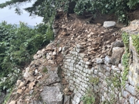 [집중호우] 폭우로 성벽 무너진 남한산성 긴급 복구키로