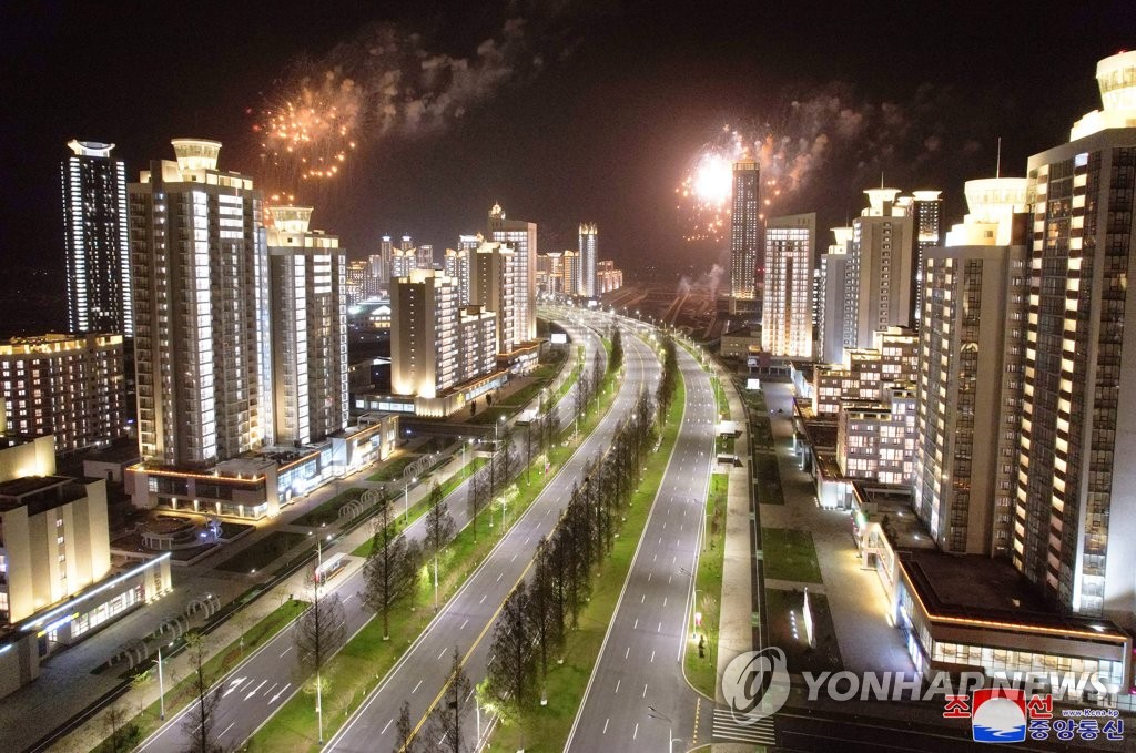 북한, 화성지구 1만 세대 살림집 준공식 개최