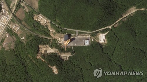 북한 동창리 발사장 위성사진