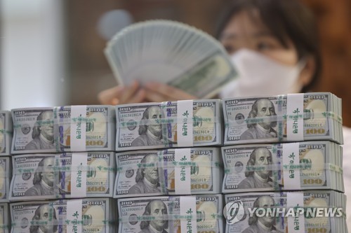 韓国の外貨準備高４１８３億ドル　３カ月ぶり減少