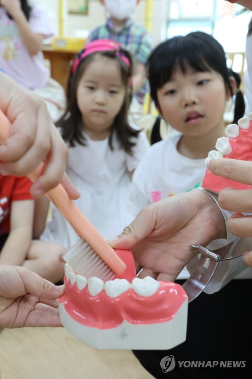 Education on dental hygiene