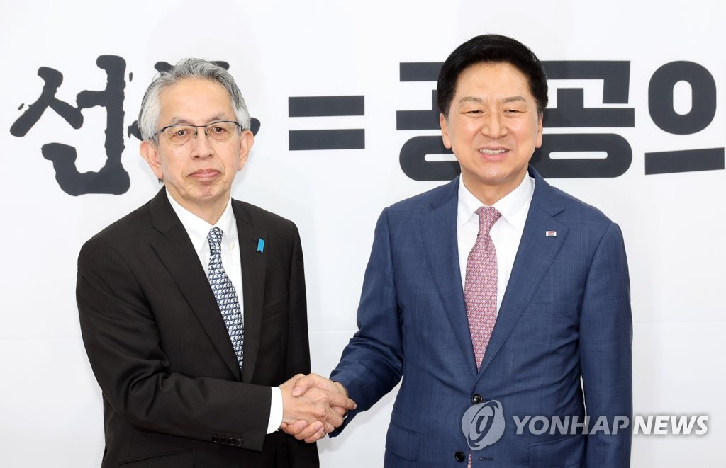 韓国与党代表　日本大使と面会