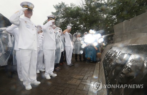 北朝鮮との第2延坪海戦から21年 勝戦記念式で参戦将兵