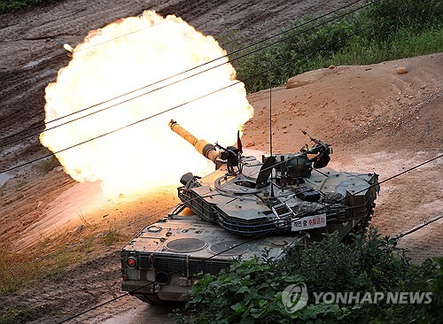 S. Korea stages large-scale Army exercise amid allied drills