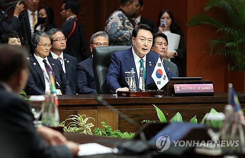 Yoon calls for int'l unity for N. Korea's denuclearization
