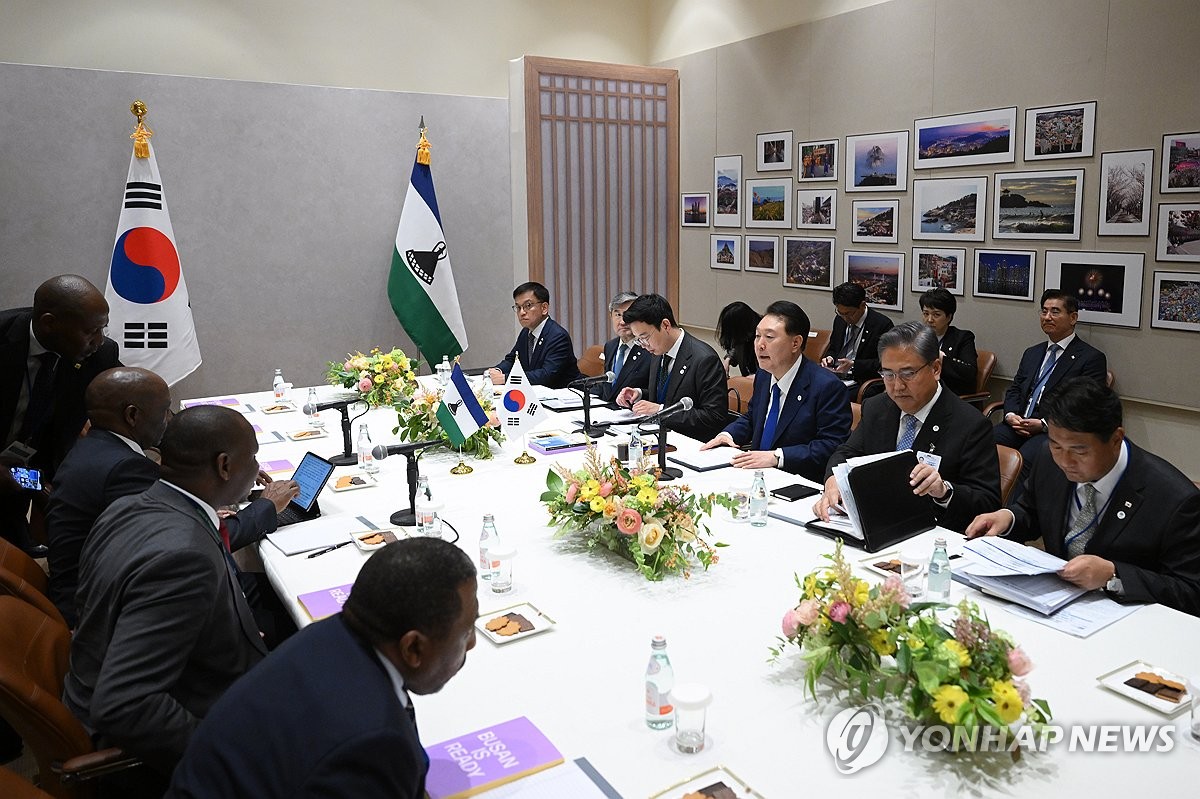 محادثات قمة بين كوريا الجنوبية وليسوتو