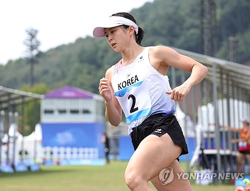 '한국 선수단 첫 메달'…근대5종 김선우, 여자 개인전 은메달