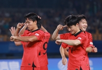 杭州アジア大会サッカー男子　韓国がキルギス下し準々決勝へ