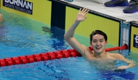 김우민, 400ｍ 예선 1위…"결승엔 누군가 앞에 있단 생각으로"