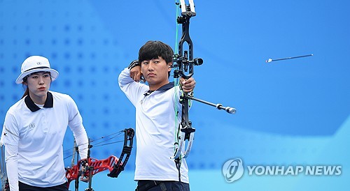 كوريا الجنوبية تفوز بفضية الفريق المختلط في الرماية المركبة