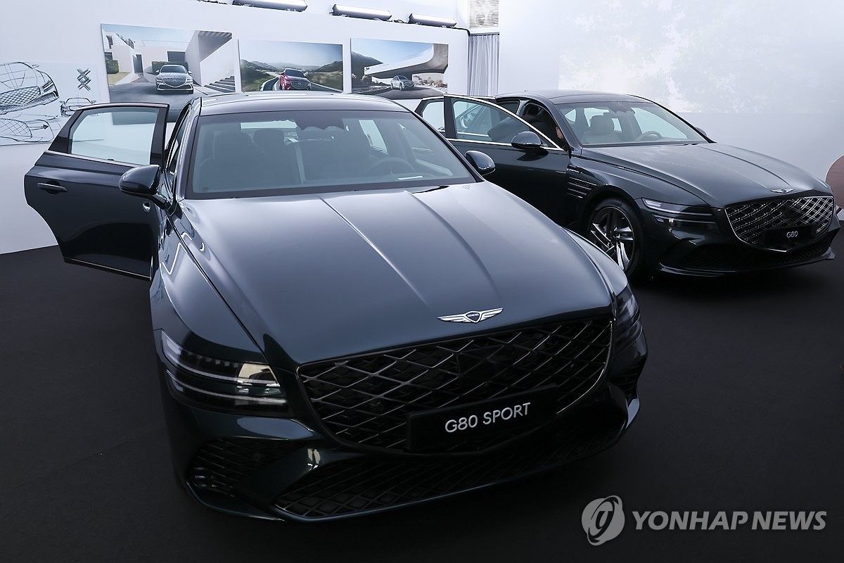G80 부분변경 모델 출시 | 연합뉴스