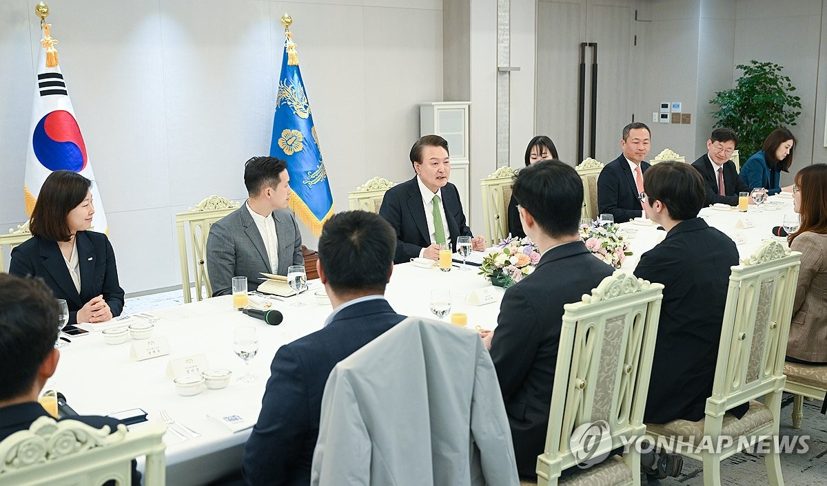 스타트업 청년과 오찬, 윤석열 대통령 발언