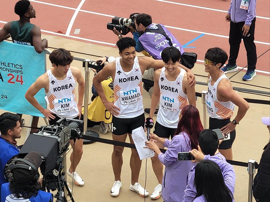 U-20 한국 육상 남자 계주팀