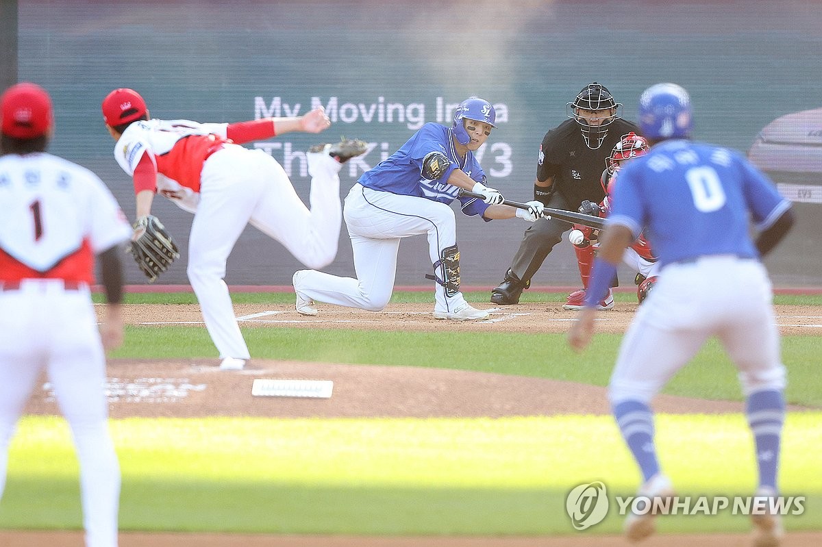 보내기 번트 실패 후폭풍…삼성, 추가 득점 못 해 역전패 자초