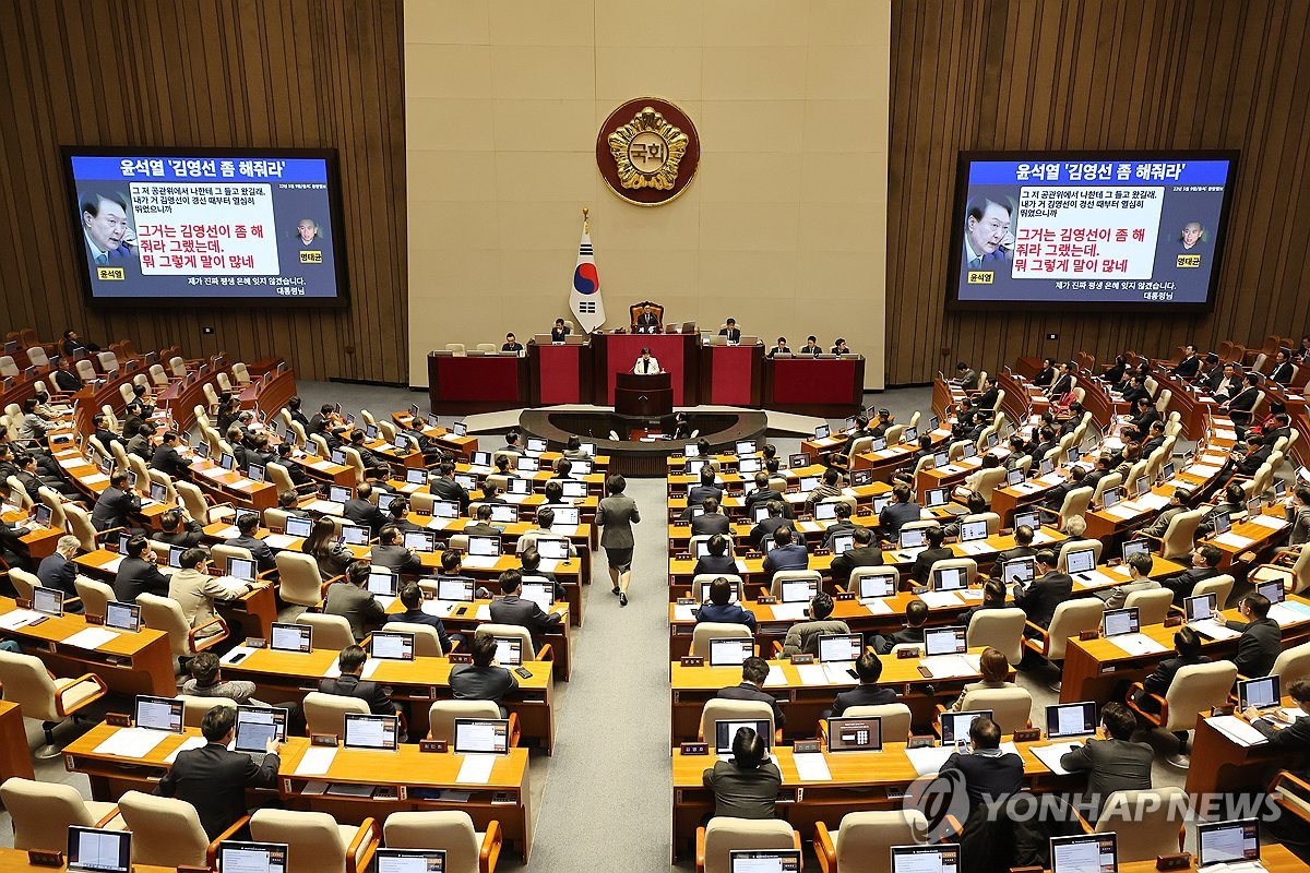 National Assembly passes special counsel bill to probe Yoon's alleged ...