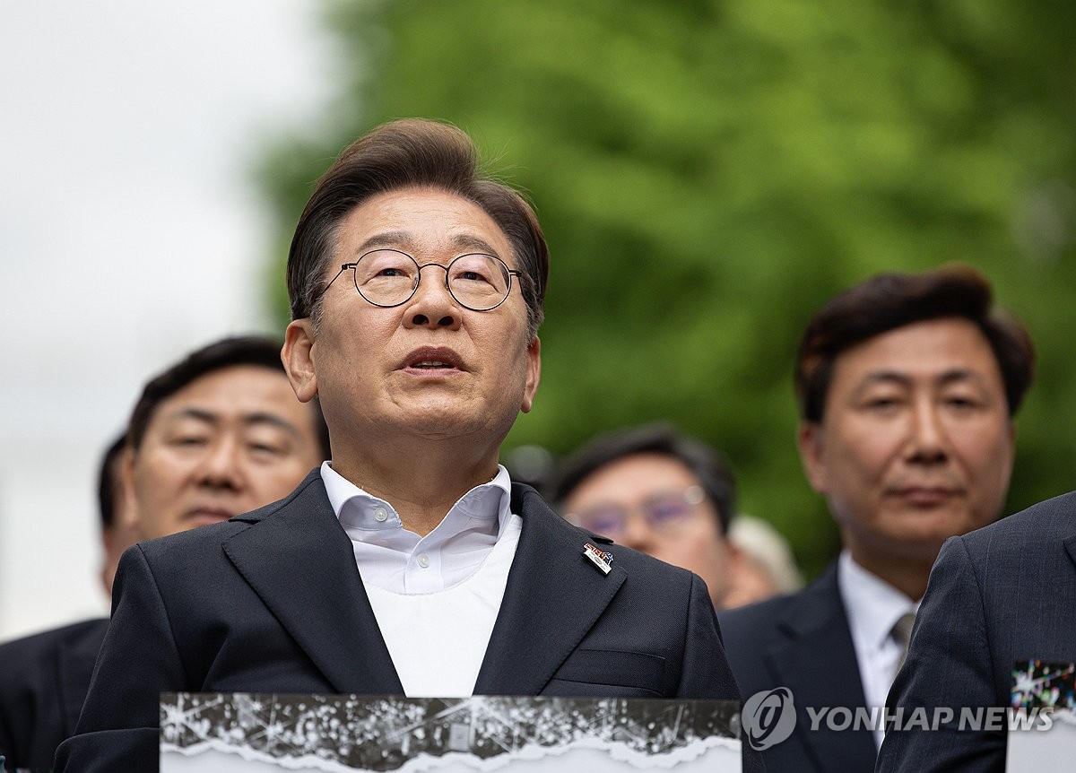 이재명 후보 광주 유세 현장