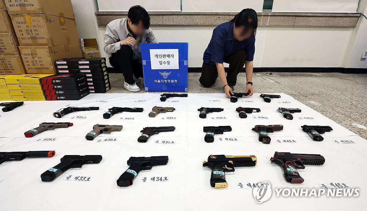 '총·칼' 등 위해물품 밀반입 작년 3만점 육박…두배 껑충 관련 이미지2