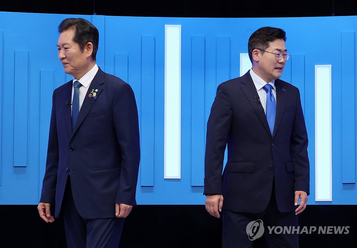 정청래·박찬대, 내일 첫 순회경선 앞두고 